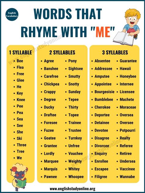 easiest words to rhyme.